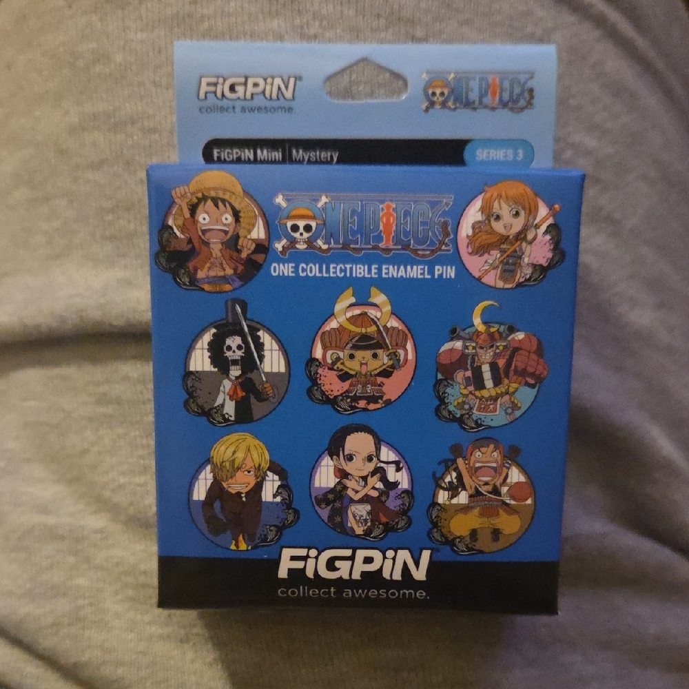 One Piece Collectible Enamel Pin Set. Mysery Enamel Pin. 1 Per Box.